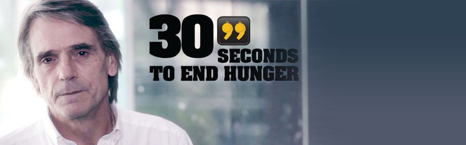 30 secondi per fermare la fame nel mondo!!