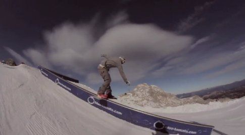 Jibbing a Dachstein