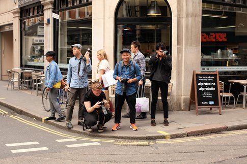 Orde di fotografi di Streetstyle