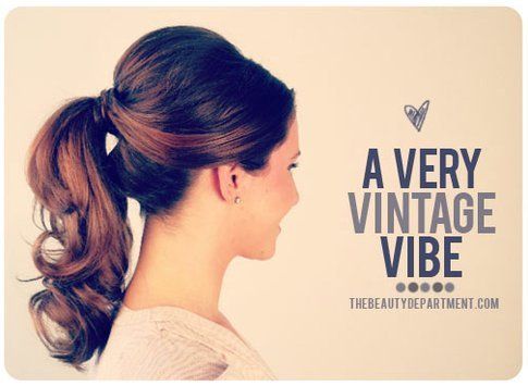 Hair style passo passo: coda stile anni '50