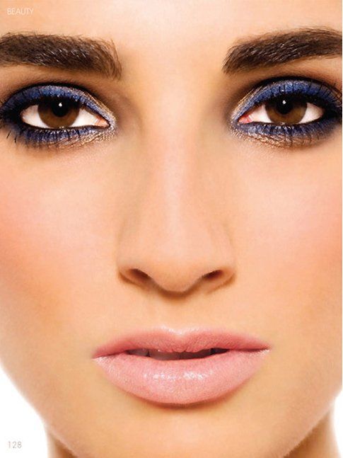 Make up in cinque mosse: blu e terra