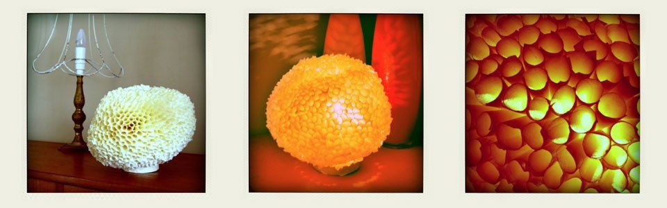 Una lampada fai-da-te a forma di spugna: Sponge Lamp