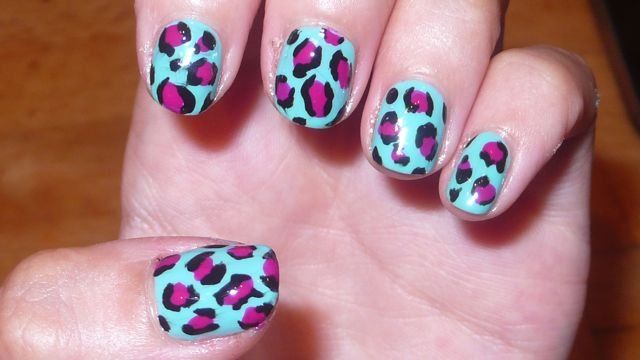 Nail art passo passo: leopard print