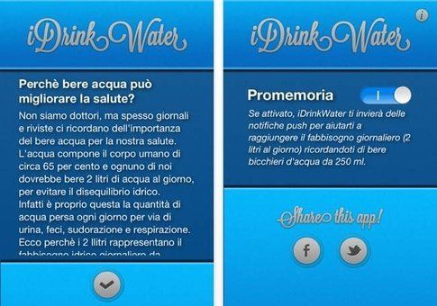 iDrink Water: ti ricordi di bere?