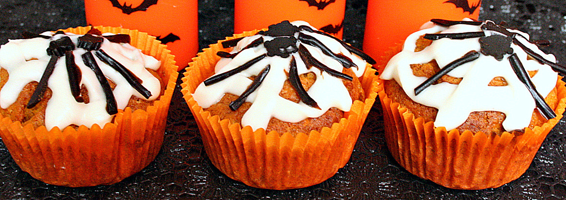 Aspettando Halloween: Cupcakes alla zucca!