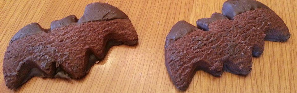I Bat-biscotti al cioccolato e Nutella per Halloween
