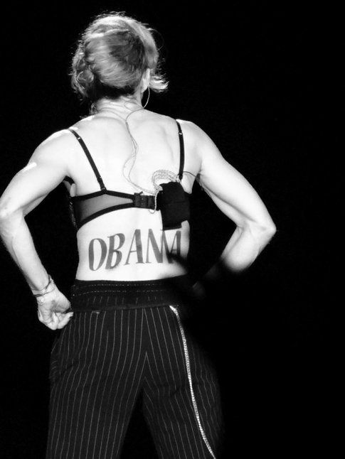 Body painting pro Obama