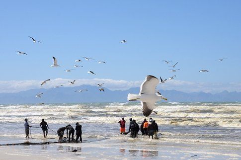 Pescatori a Muizenberg