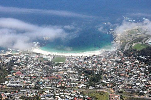 Vista aerea su Cape Town