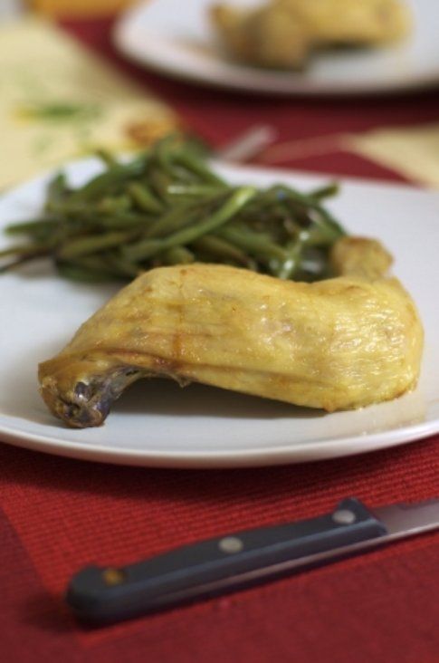 Coscia di pollo alla marmellata e miele