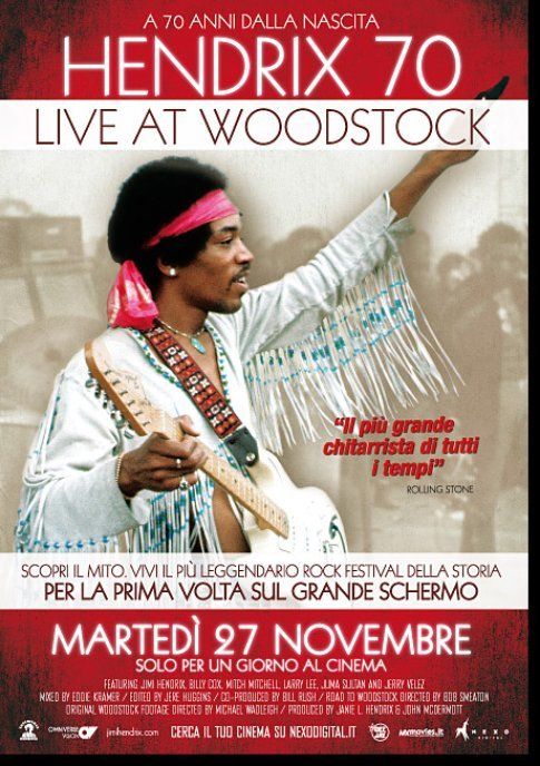 Locandina di "Live at Woodstock"