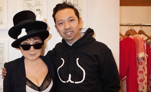 Yoko Ono in promozione per Opening Ceremony