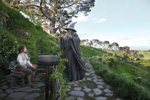 Foto di produzione de "Lo Hobbit: Un viaggio inaspettato"