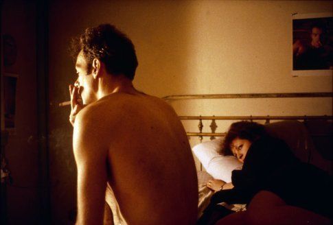 Nan and Brian in bed  - Nan Goldin