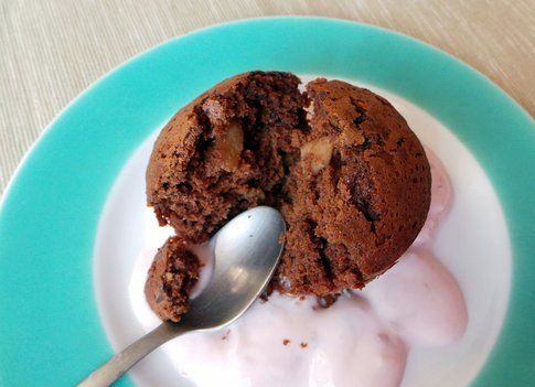 tortino al cioccolato con lo yogurt