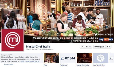 La copertina di Masterchef Italia