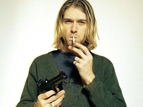 Kurt Cobain - foto da Wallpaper