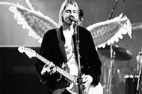 Kurt Cobain live - foto da VantiyFair