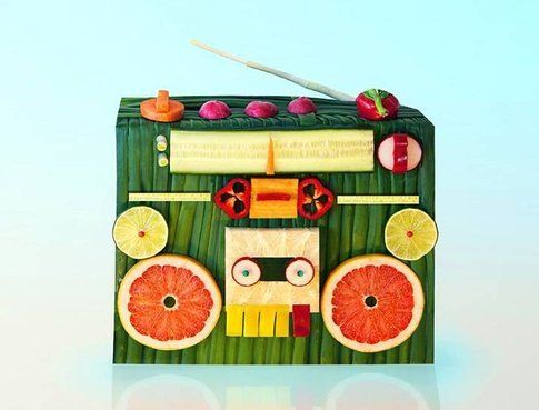 food art musicale di Dan Cretu