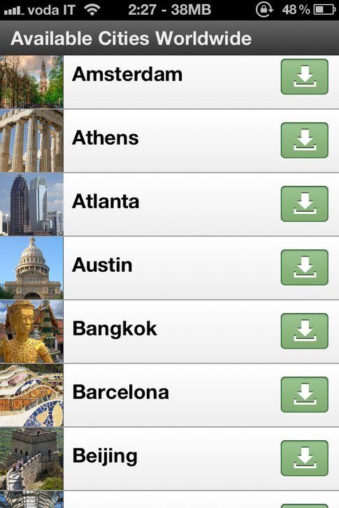 Tripadvisor Offline City Guides