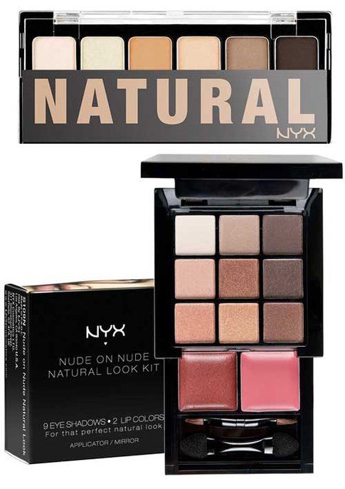 NYX The Natural Shadow Palette e Nude Nn Nude Natural Look Kit