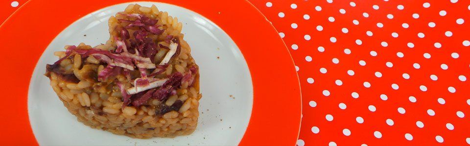 Risotto al cuore di radicchio rosso