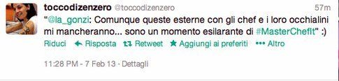 tweet di @toccodizenzero