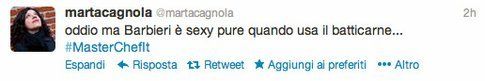 tweet di @martacagnola