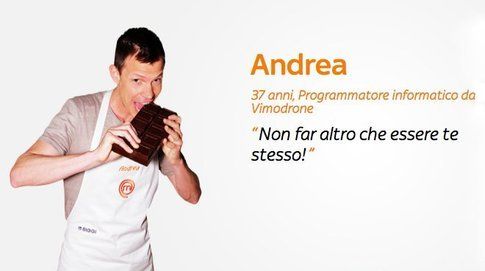 Andrea (Credits foto dal sito Masterchef)