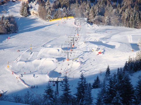 Lo snowpark di Monte Bondone