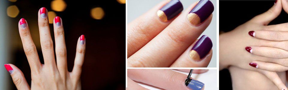 Nail art passo passo: halfmoon