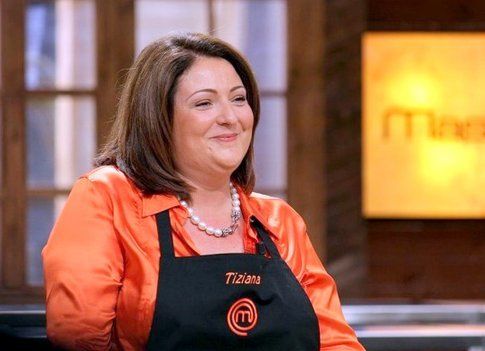 Tiziana durante il programma Masterchef