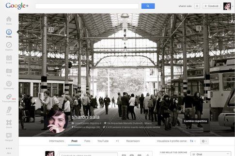 Google+ Profilo copertina