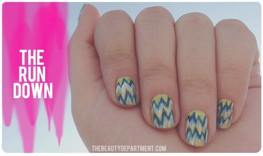 Nail art passo passo: ispirazioni artistiche zig zag