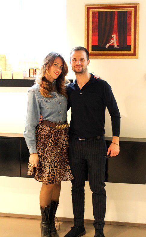 con Marco Cimino, hairstylist