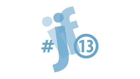 Logo del #ijf13 - dalla cartella stampa ufficiale del festival