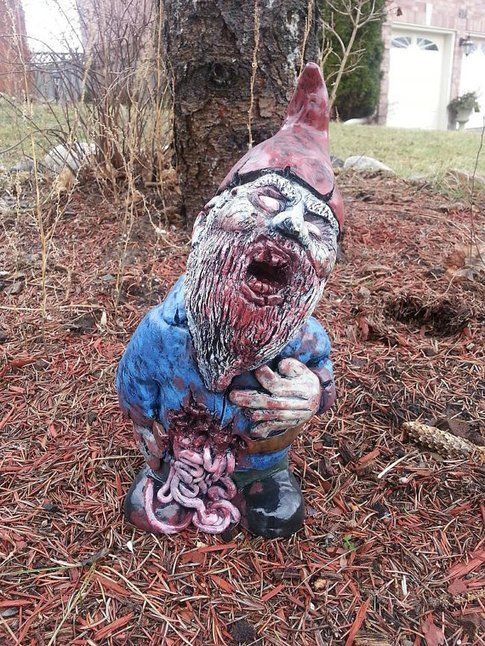 Seymore Guts Zombie Gnome