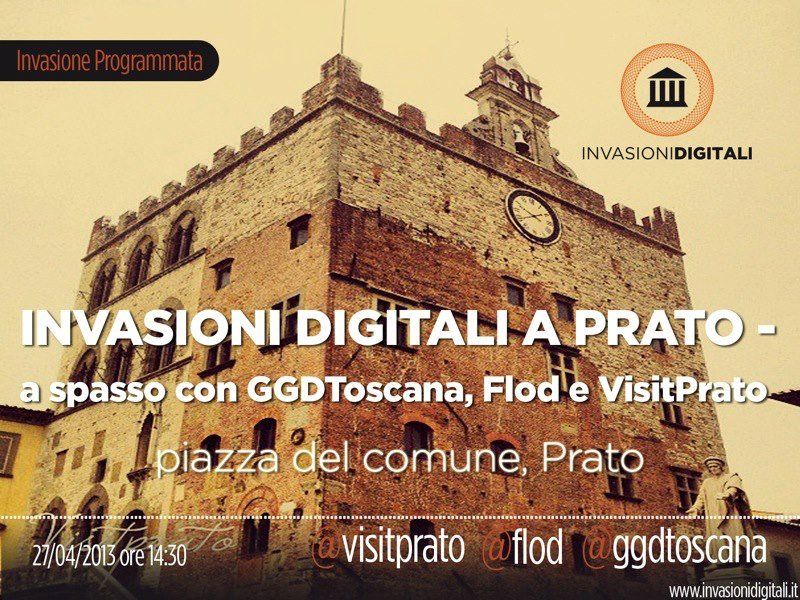 Invasioni Digitali a Prato: mettilo in agenda per sabato 27 aprile!