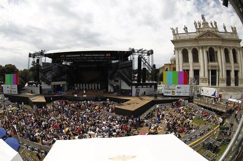 Piazza S. Giovanni, Primo Maggio 2012 - foto primomaggio.com