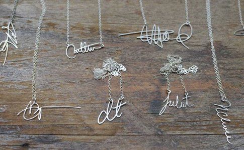 Brevity: signature necklaces