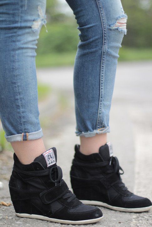 Il mio Outfit: Boyfriend Jeans e Sneakers con Zeppa