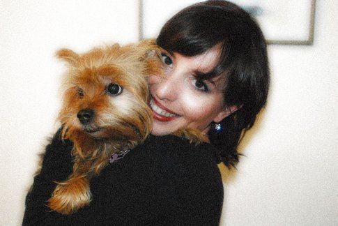 Stefania Fiorillo con il suo cagnolino