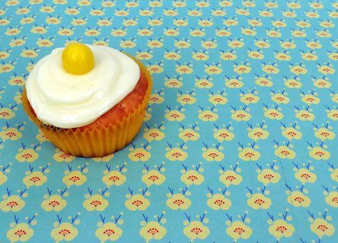 Muffin con crema fresca al limone