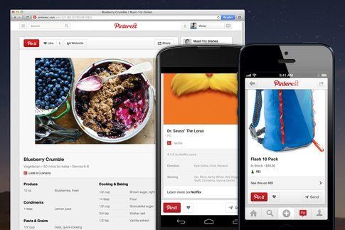 Pinterest: nuove funzionalità. Credits: www.marketingando.wordpress.com