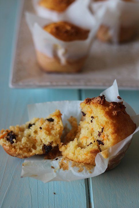 Muffin alle carote e cioccolato