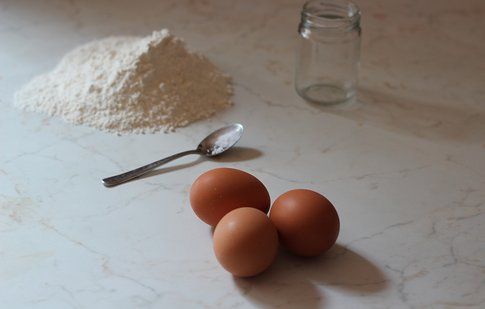 gli ingredienti della pasta fatta in casa