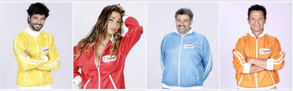 Jump: i vip tv si tuffano con carpiato, pennello, avvitamento