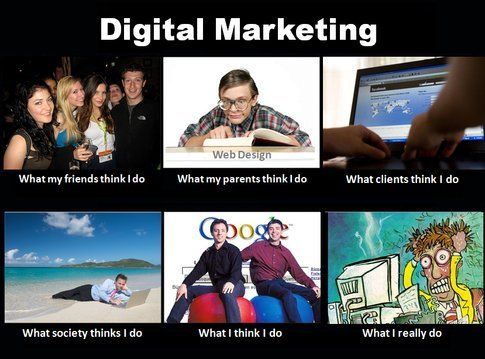 Il lato ironico del digital marketing: un meme. (fonte foto: brownstonecambridge.wordpress.com)