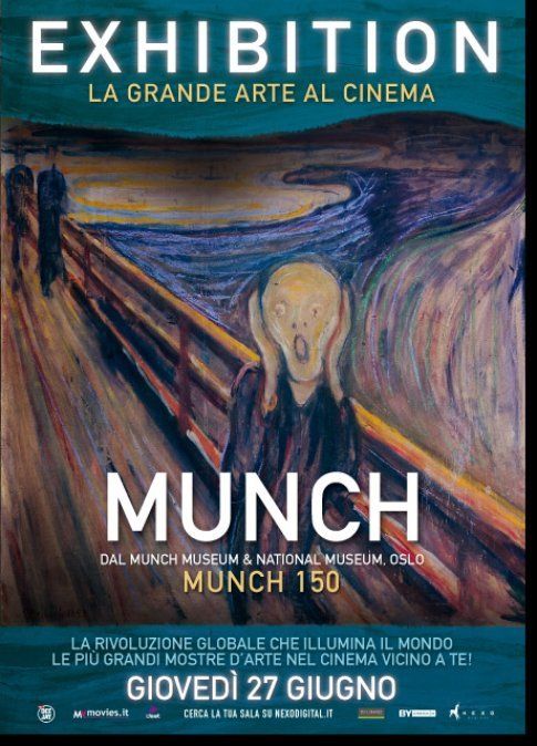 Locandina Munch 150 - immagine da sito ufficiale Nexo Digital