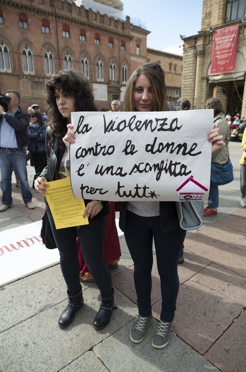 Manifestanti in Italia - foto Marco Monetti